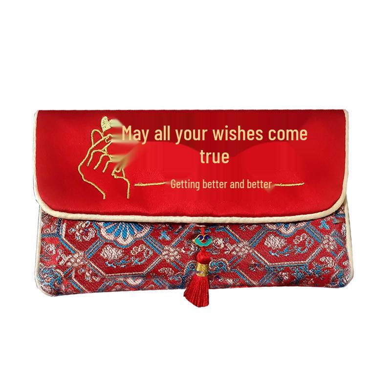 Prosperous Red Packet Bag - Joyful New Year Gift for Parents