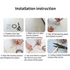 50M Waterproof Wall Gap Sealing Strip Self-Adhesive Tile Stickers Tape Gold Silver Ceramic Tile Tape Home Decoration