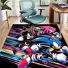 Sonic Pattern Rug, Indoor/Outdoor Mat, for Picnic, Gameroom, Bedroom, Office, Living Room, Home Decor Carpet, Birthday Gift