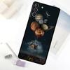 Astronaut Sterne Weltraum Planeten Handyhülle Für Samsung Galaxy S24 FE S23 Ultra S21 S22 S25 S26 Ultra S10 Plus S20 FE Hülle