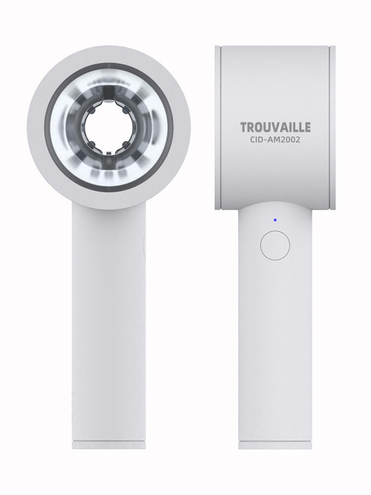 Teleskopisk Hårfön & Tränare för Män, Smart Vindrörstränare Bärbar Kopp - Svart Prickig Design