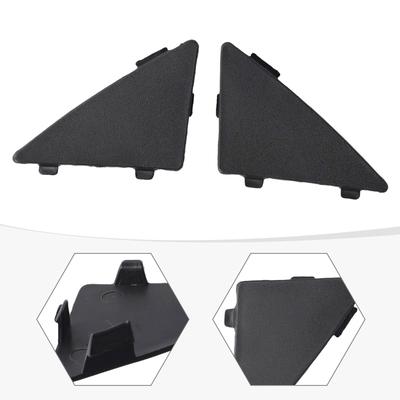 Front Bumper Cover Tow Hook Cover Cap Black Finish Clear Coat Easy Installation Long-term Use Plastic Material