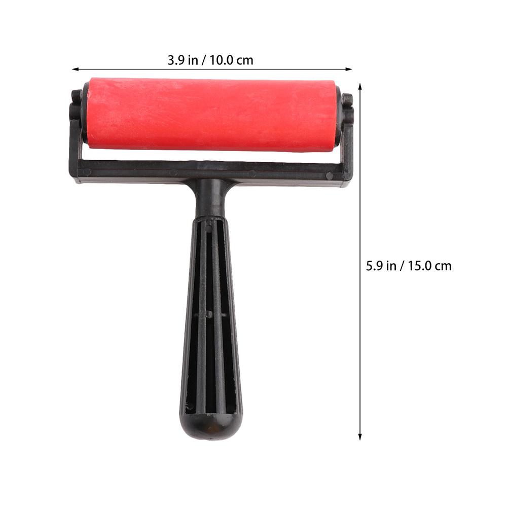 2Pcs Premium Plastic Printmaking Roller for Ink Glue Stamping Scrapbook Wallpaper Art Craft DIY Projects Comfortable Grip
