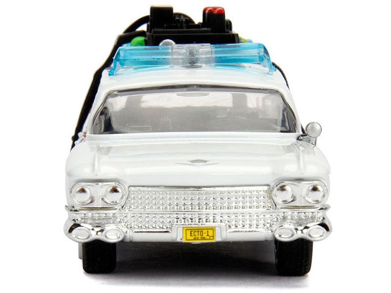 JADA TOYS 1/32 Scale Ghostbusters Ecto-1 Cadillac Diecast Model Car [Parallel Import]