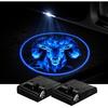 2PCS Car Door Lights Logo Projector Funny Sheep LED Welcome Courtesy Ghost Shadow Lamp fit for Dodge Ram 1500 2500 Accessories
