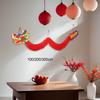 Dragon Garland Decoration Supermarket Chinese New Year Hanging Ornament Pendant for Office Party Housewarming Wedding Celling
