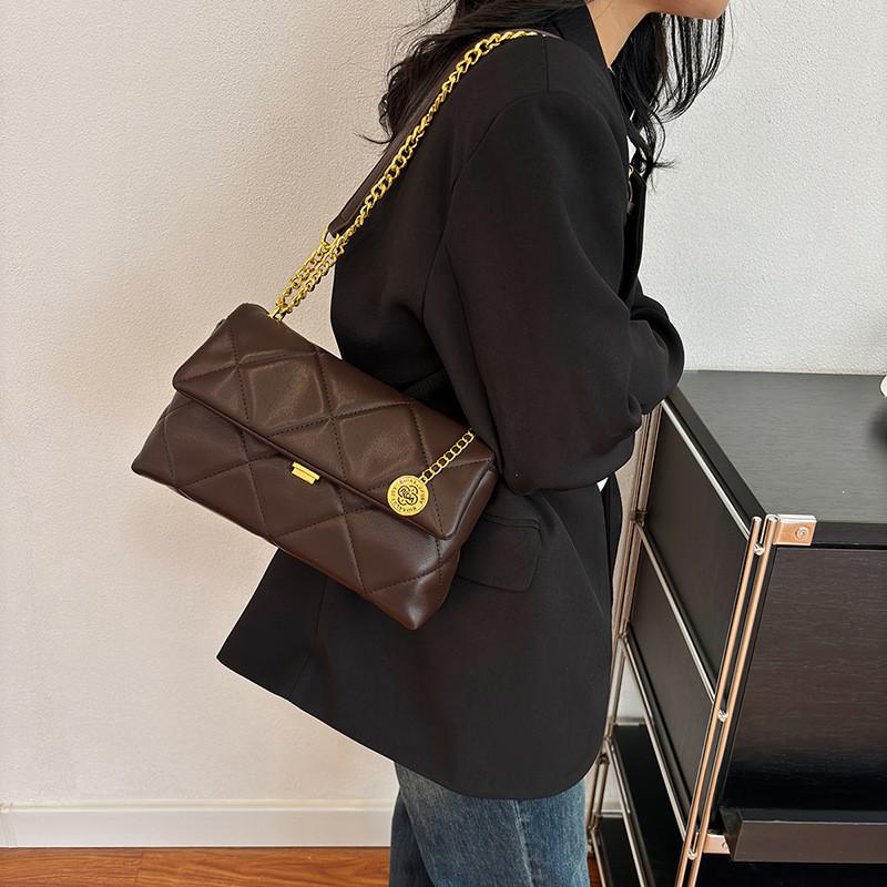 Trendy Envelope Style Pu Shoulder Bag With Chain Strap For Women 2023 New Fashion