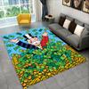 Monopoly Dollar Rich Game Cartoon Carpet Rug for Bedroom Living Room Sofa Playroom Doormat Home Decor,Kid play Area Rug Non-slip