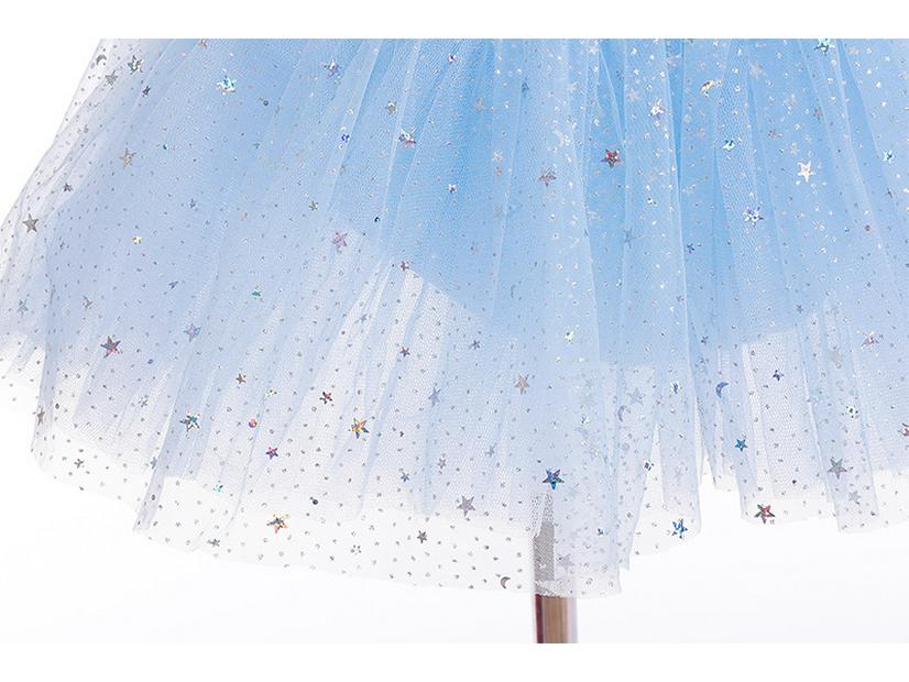 Cinderella Princess Ballet Costume - Girls' Fairy Tale Leotard with Tulle Skirt