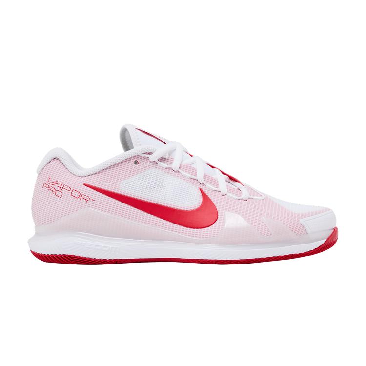 NikeCourt Air Zoom Vapor Pro  White University Red  42.5