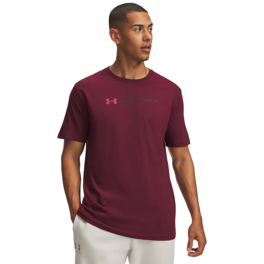 Under Armour Men' T-Shirt Logo Wordmark Ss