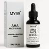 MY69 AHA Anti-Wrinkle Face Serum With Hyaluronic Acid, Vitamin E & Organic, Anti-Aging - 30ml