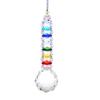 Sparkling K9 Crystal Glass Crystal Car Hanging Rainbow Suncatcher Beautiful Balcony Garden Hanging Ornament A