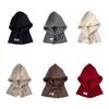 Windproof Earflap Hat Warm Ear Protection Hat Fashion Knitted Hat  Women Girls