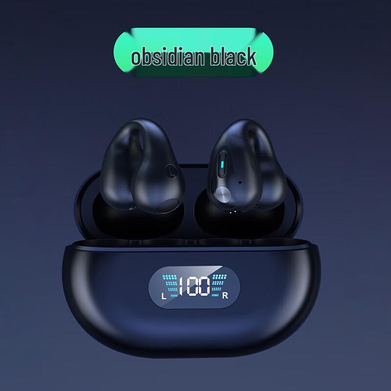 Bach Johann Q80 Noise-Cancelling Ear-Clip Bluetooth Earbuds
