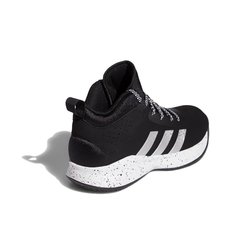 Adidas Cross Em Up 5 K Slip Resistant Cushioning Abrasion Resistant Low top Basketball Shoes Black Kids' FZ1473