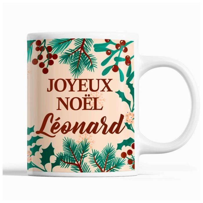 Mug - Noël Léonard - Beige - 325 Ml - Dishwasher and Microwave Safe
