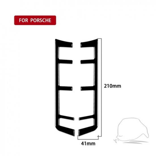 Piano Black Rear Central Console Button Cover Trim For Porsche Panamera 2010-16