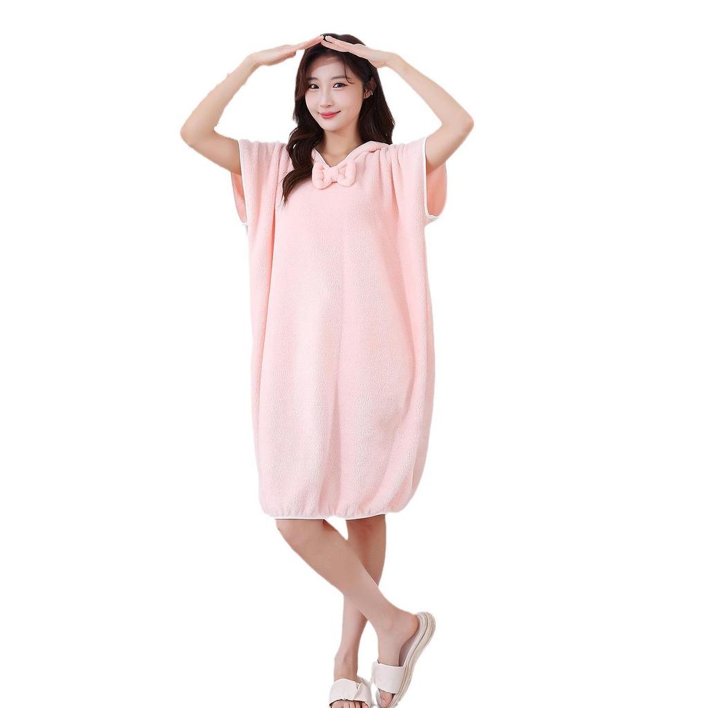 Bathroom Wearable Bathrobe Towel Dress Women Shower Female Soft Bath Towel for Adults Lady Home Textiles Bath