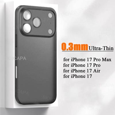 0.3mm Ultra Thin Frosted Phone Case for iPhone 17 Pro Max 17 Air Translucent Matte Soft PP Cover for iPhone 17Pro