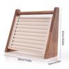 Wood Jewelry Display Stand Wood Rings Holder Jewelry Showcase Stand Suitable for Rings Earrings Bangle and Necklaces