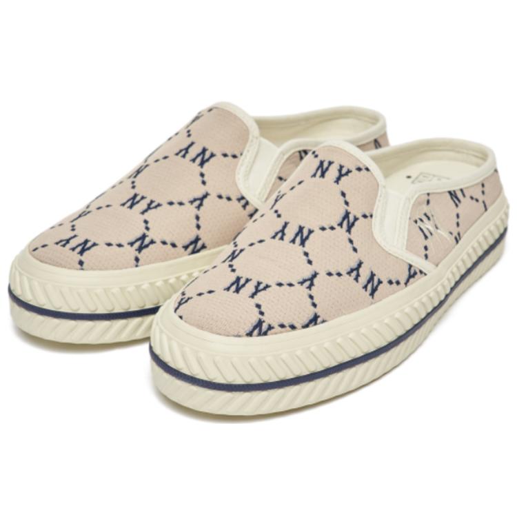 MLB Playball Mule Skateboard Shoes Unisex Low Top Lotus Gray 3AMUMDB2N-50BGS