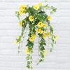Artificial Trumpet Vine Flowers Silk Flower Decoration Hanging Ceiling Vine Branch Wall Hanging Flower for Home Decor