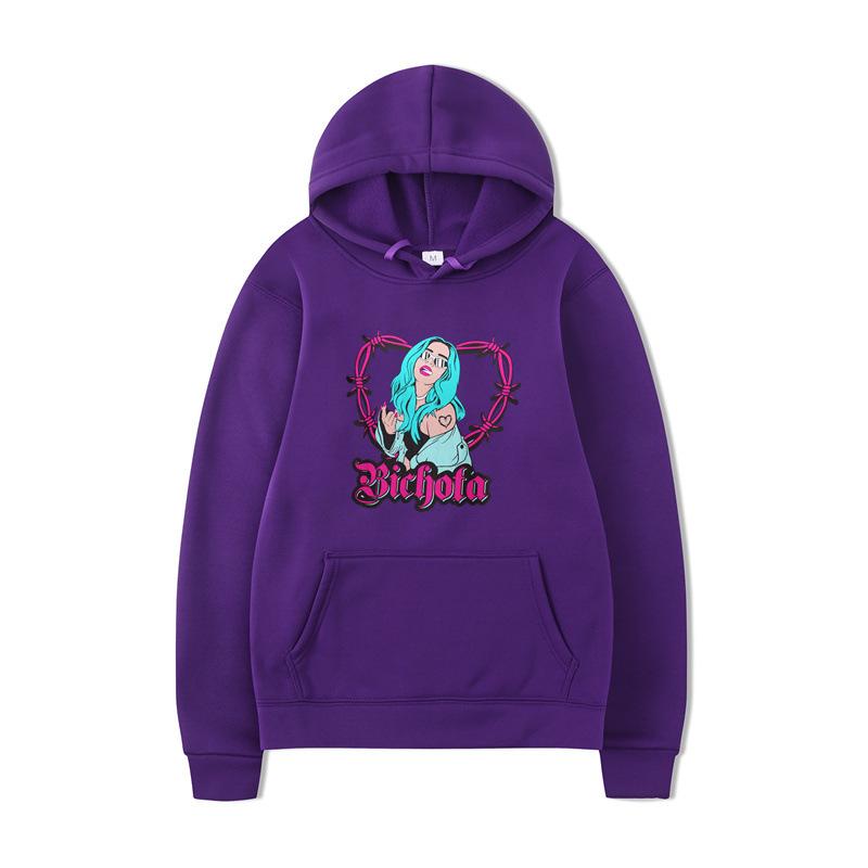 Karol G Letter Print Hoodies New Autumn Men Fashion Long Sleeve Sweatshirts Women Casual Streetwear Pullovers Sudaderas