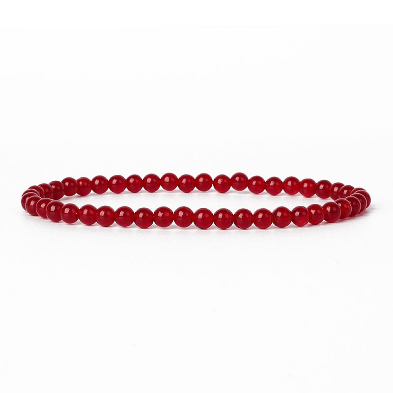 Natural Stone Bracelets Men 4mm 6mm Beads Elastic Bracelet Charm Chakra Healing Reiki Yoga Bracelets For Women Beads Jewelry New