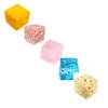 5pc 5 5cm Cheese Squishy Stress Relief Toy Set Soft Foam Sensory Squeeze Cubes for Hand Therapy and Anxiety Reduction