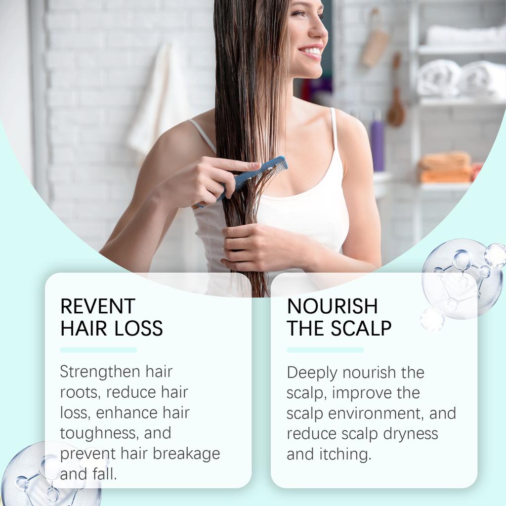 Herbal Hair Growth Spray Activates Hair Follicles To Prevent Hair Loss And Breakage. Add Rice Water And Aloe Vera60ML