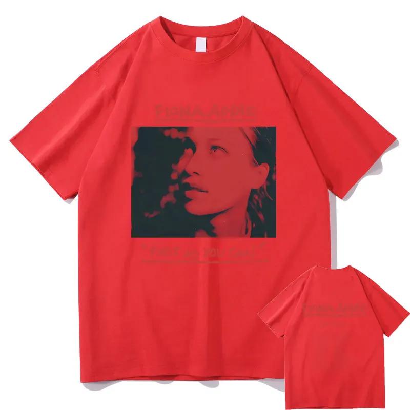 Fiona Apple Fast As You Can na Trasie Koszulka z Nadrukiem Letnia Moda Styl Rockowy Oversize Koszulki Mężczyźni Kobiety Vintage Streetwear Koszulki