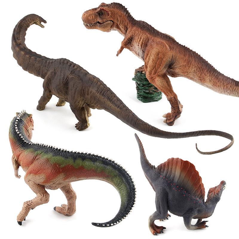 Dinosaur World Figure Model Toy Regal Dragon Acanthoback Long-Necked Dragon Peripheral Ornament Doll