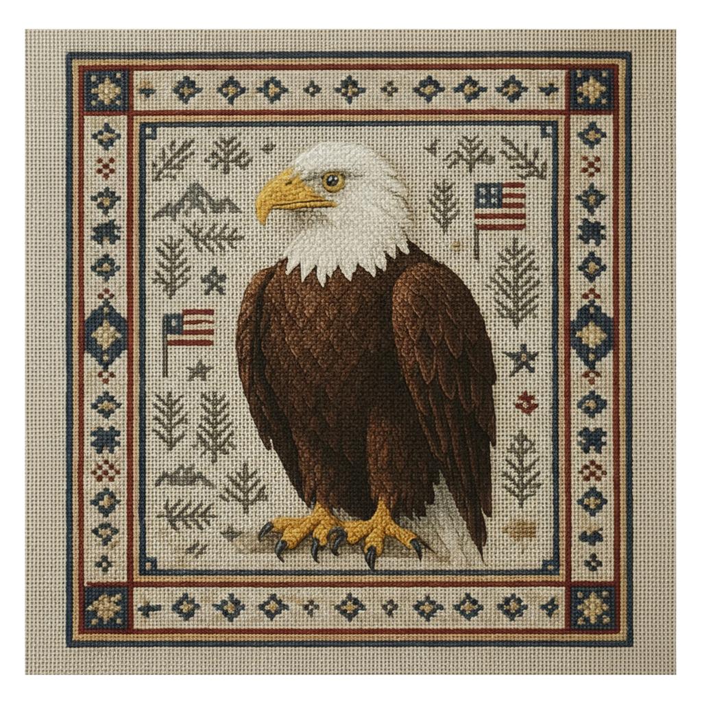 Stamped Cross Stitch Kits with Birds Patterns DIY Handmade Sewing Craft Needlepoint Kits DIY Embroidery Kit for Adults Beginners