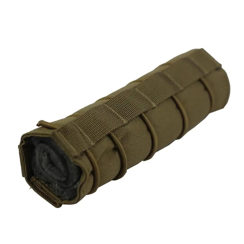 Husa Tactică de Exterior pentru Silencer Airsoft Pânză Protectoare Panou Scule Husă Silencer Geantă Tub Vânătoare Echipament Câmp CS