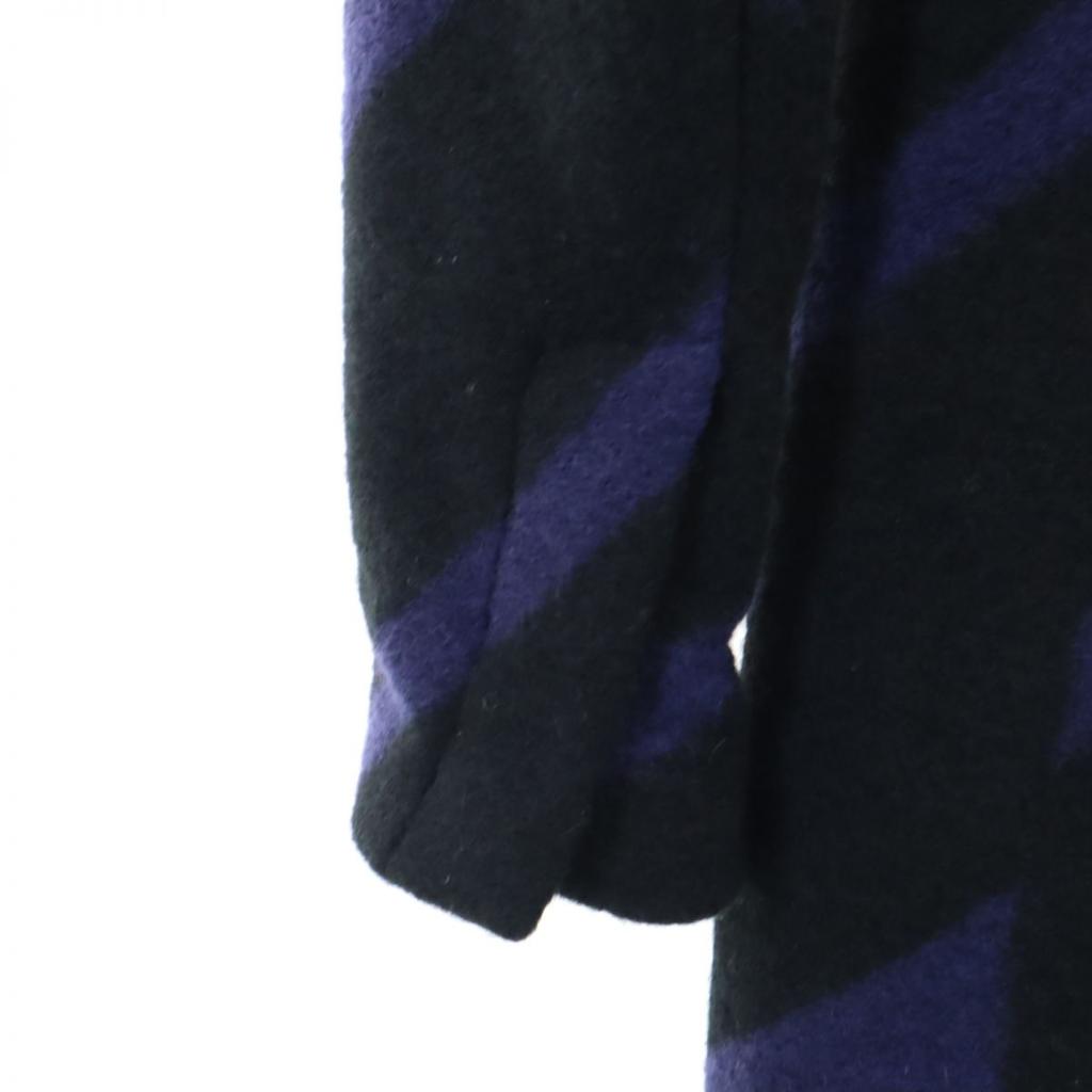 ARMANI EXCHANGE wool blend Chester coat M Black Women Used