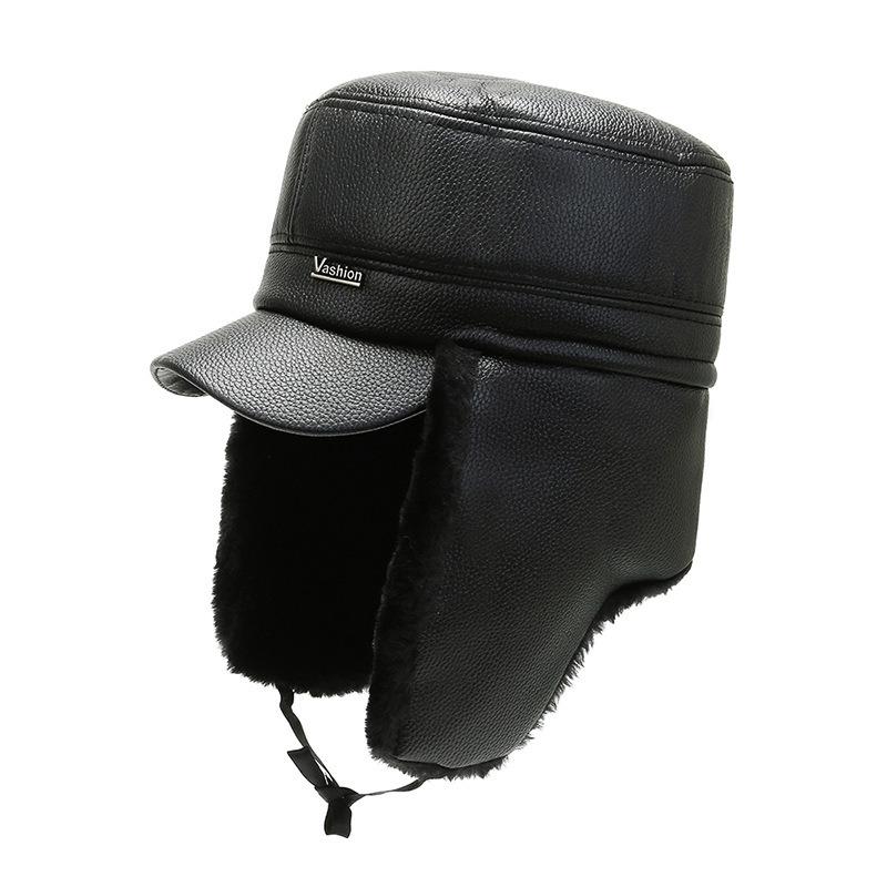 Winter new velvet thickened warm sub men's fashion autumn and winter hat leisure outdoor sports cap