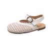 Fashion Weave Hollow Women's Sandals Flats Casual Sport Shoes 2025 Summer Sneaker Woman Trend Dress Beach Shoes Walking Flip Flops Mujer