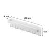 Yamazaki Magnetic Key Hook & Tray, White, Approx. W24.5 X D4.5 X H6cm, Smart, for Entryway, Keys, and Small Item Storage, Product Number 2754