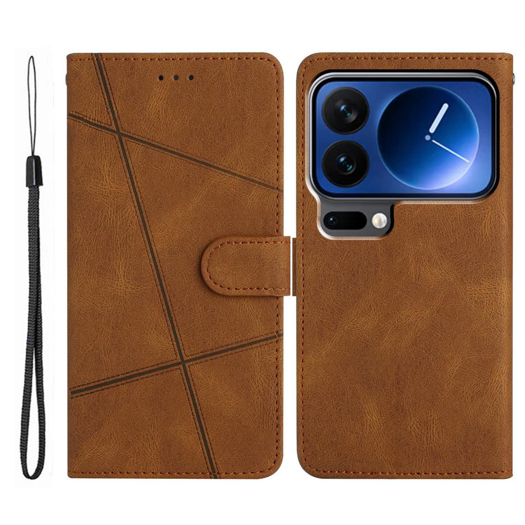 For Xiaomi 17 Pro Max Case Crazy Horse Texture PU Leather Wallet Stand Phone Cover