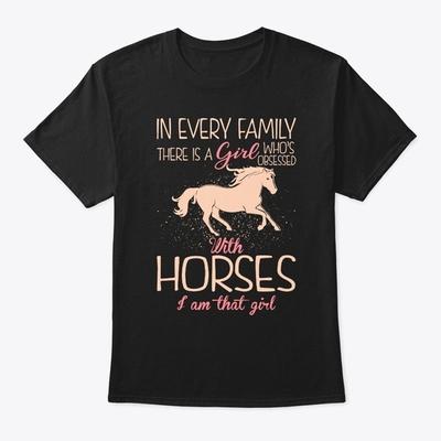 Obsessed With Horses Standard T-Shirt