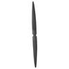 20.6cm Jewelry Tool Black Double Ended Flat and Half Round Wax File Wax Carving Tools  For Filing
