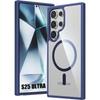 Protective Case - Booling - Samsung Galaxy S25 Ultra - Shockproof - Wireless Charging - Navy Blue