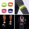 8PCS Safety Warning Reflective Bands Adjustable Reflector Tape Convenient Elastic Armband  Cycling
