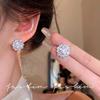 Premium Stud Earrings Women's Atmosphere Silver Needle Earrings New Trendy Snowflake Cold Wind Versatile Simple Earrings