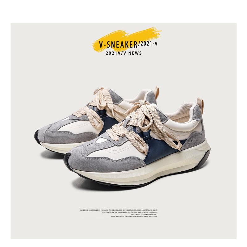 

Internet celebrity men s shoes spring and summer breathable sports Forrest Gump shoes male students heightening board shoes casual retro dad trendy 44