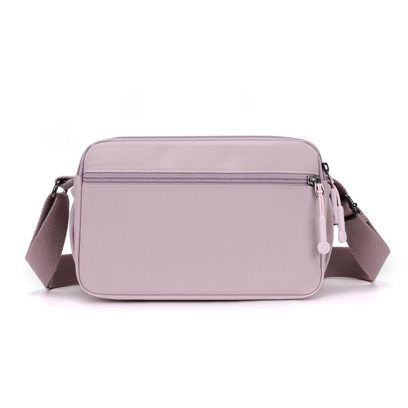 Small Square Bag Women's Water-Repellent Crossbody Bag Shoulder Bag Solid Color Mother Bag