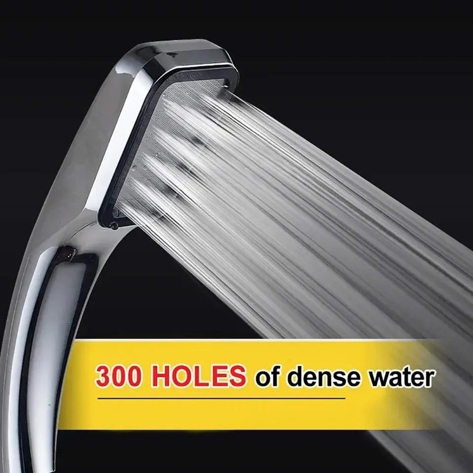Pressure Boost Shower Head Multifunction Adjustable Large Water Yield Shower Nozzle Massage Shower Bathroom Accessory