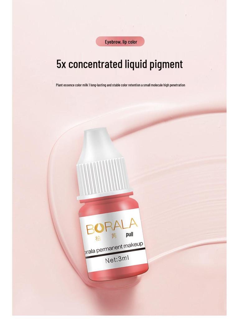 Creme para Tatuagem de Sobrancelhas, Delineador e Lábios com Ingredientes Vegetais Alemães para Mulheres – Fácil de Aplicar, Linha de Beleza Profissional