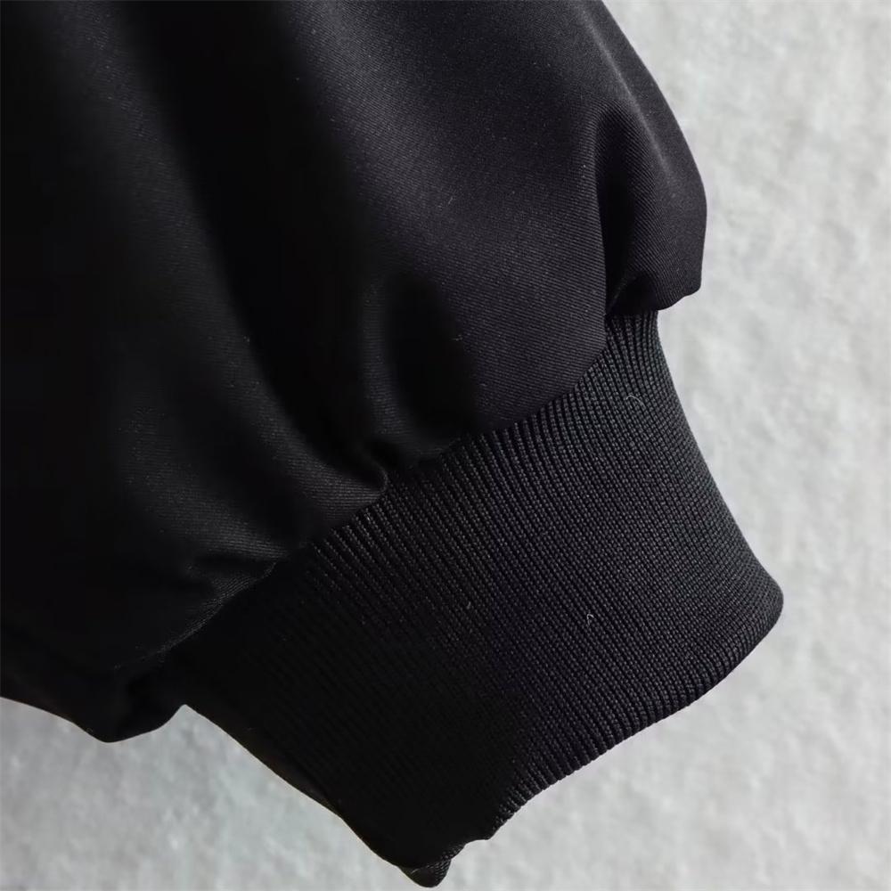 Toamnă/Iarnă Nou Jachetă Pilot din Bumbac cu Croială Lejeră Casual pentru Femei Costum de Baseball Mânecă Lungă Guler Palton